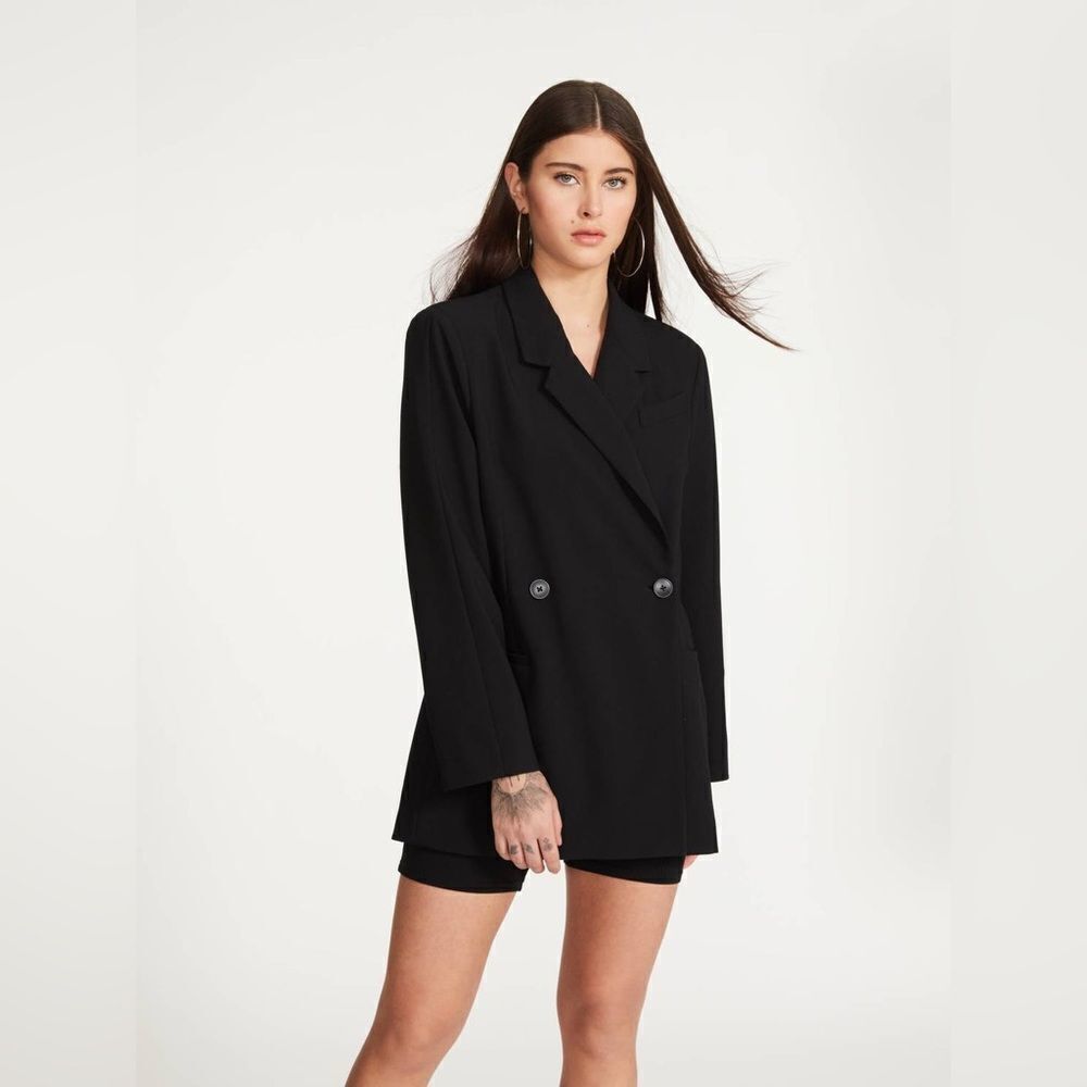 NWT Steve Madden Stella Blazer in Black Womens size small - Picture 1 of 8